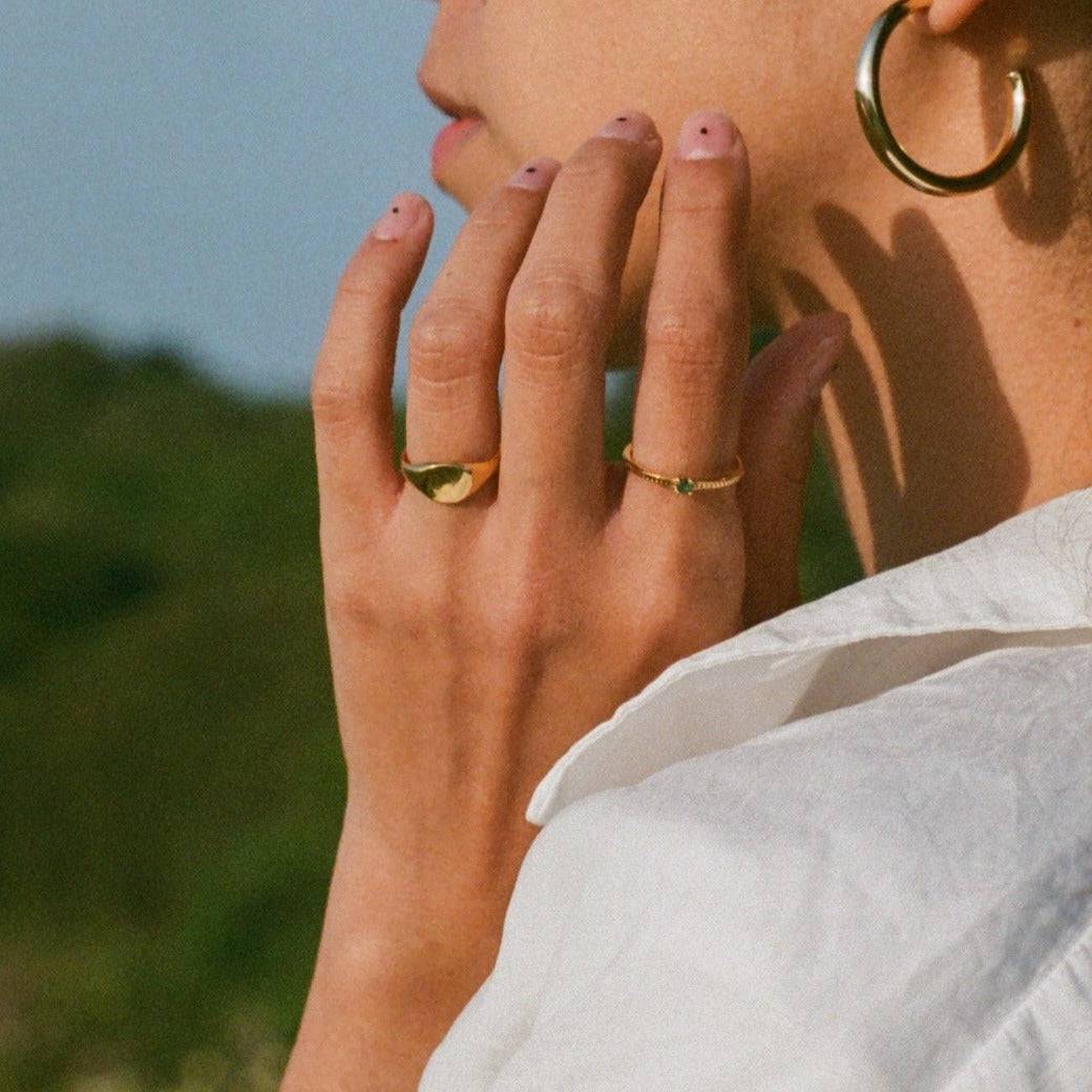 L'ANELLO MALU - Placcato oro 18k
