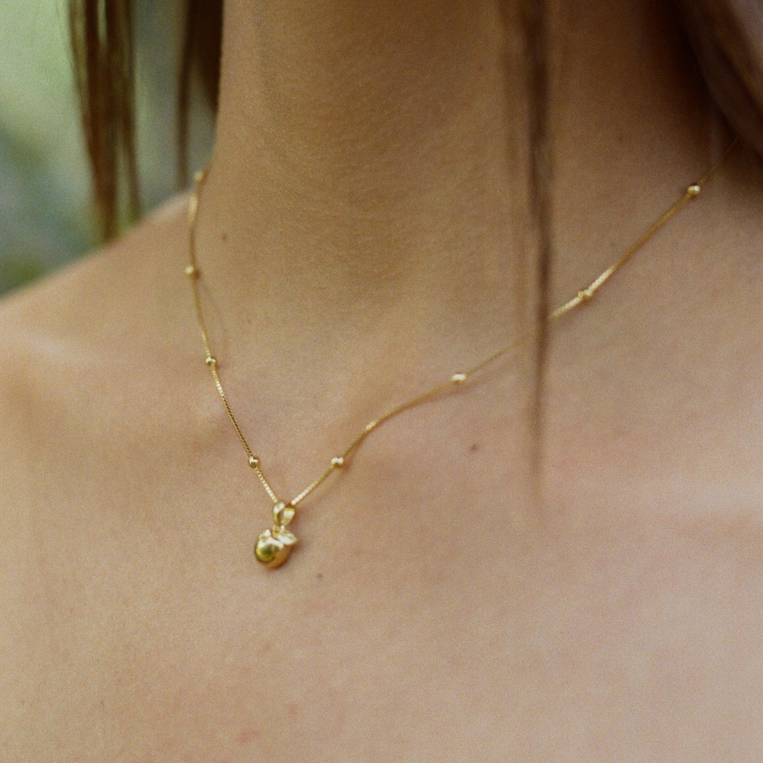 THE CAMI NECKLACE - 18k gold vermeil