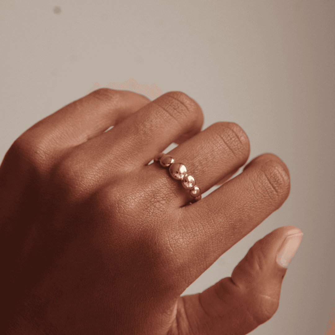 L'ANELLO MILA - Placcato oro 18k
