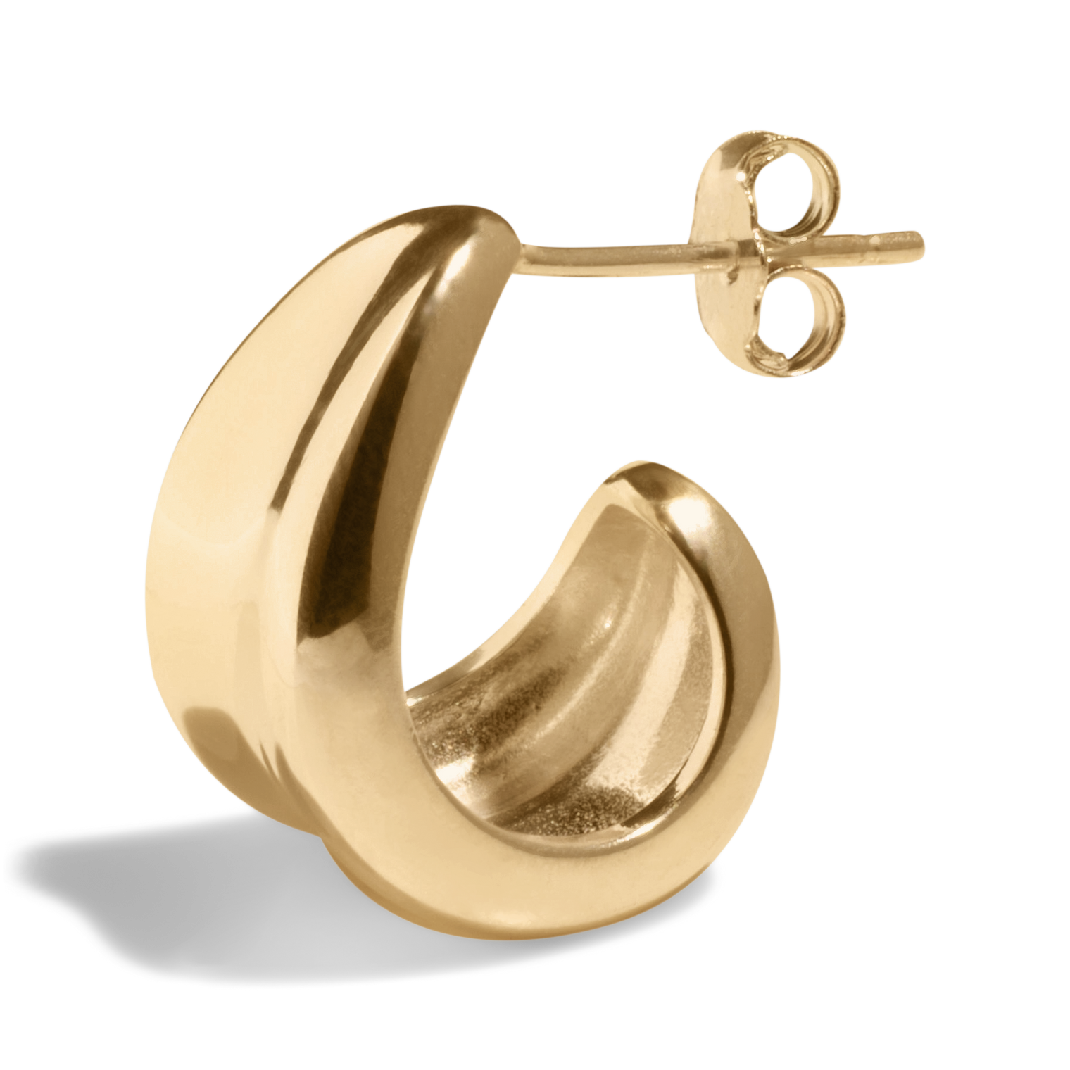 THE AVA HOOP - solid gold