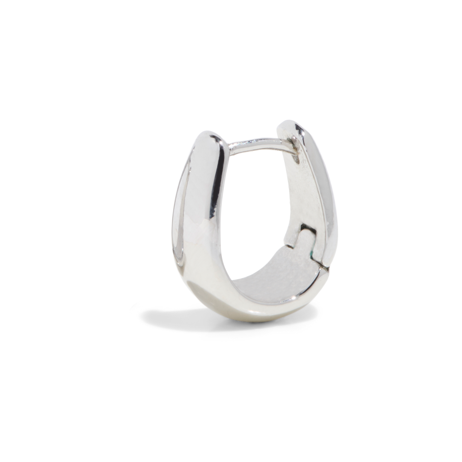 THE SAGE DOME HUGGIE HOOP - sterling silver