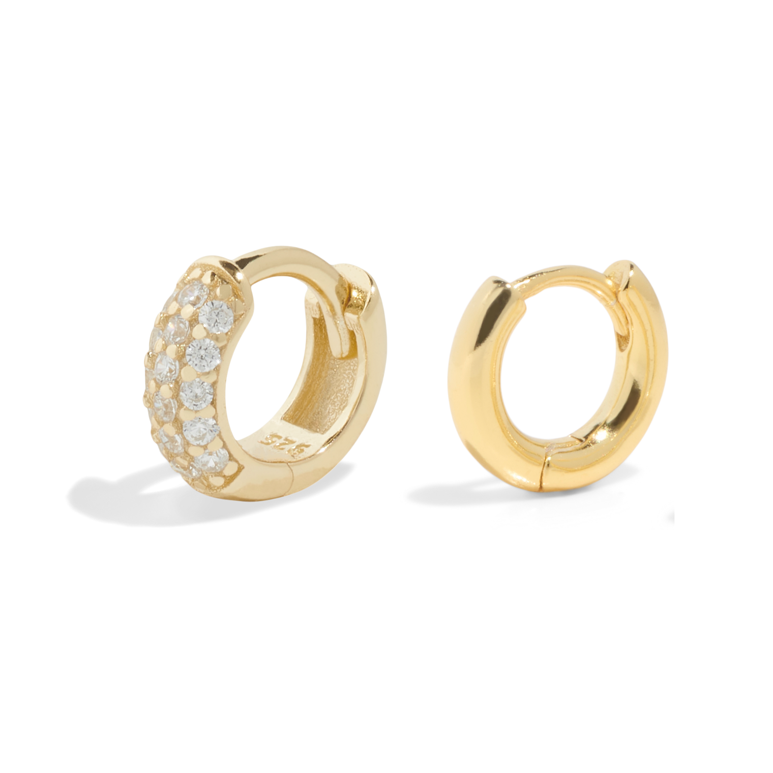 トレジャーフープセット - 18K ゴールド バーメイル