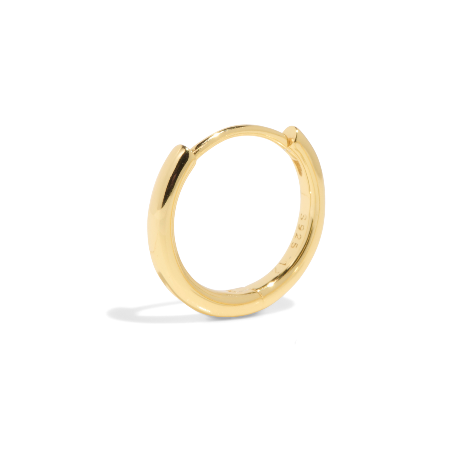 THE BASE HOOP LARGE - solid gold