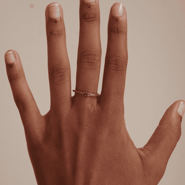 THE EMMA RING RED - sterling silver