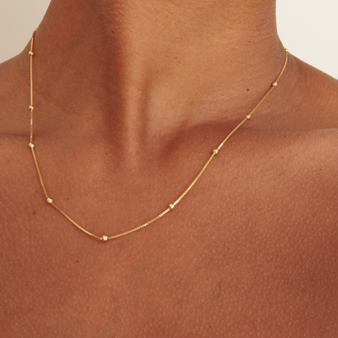THE CAMI NECKLACE - 18k gold plated