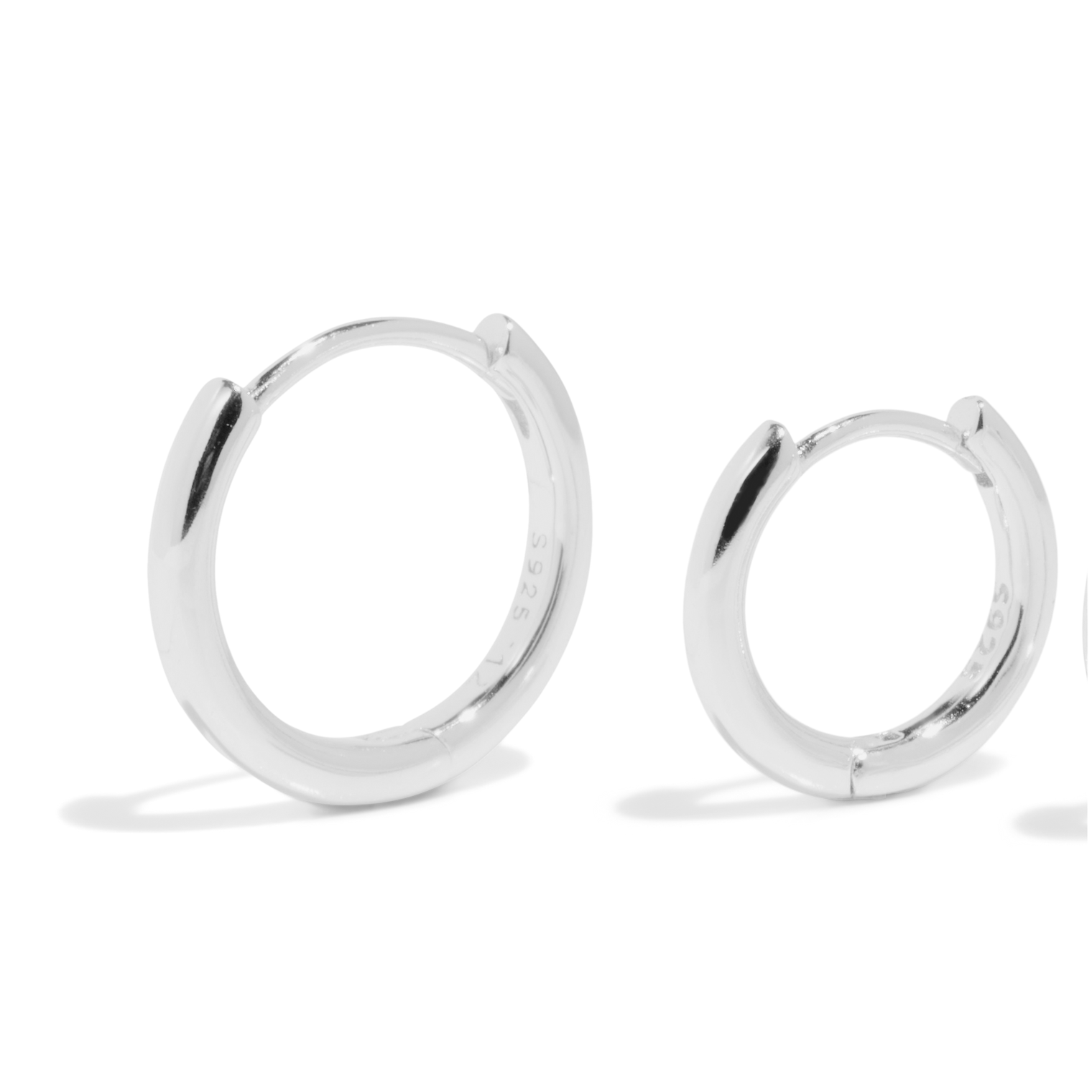 DE ESSENTIËLE HOOPSET - sterling zilver