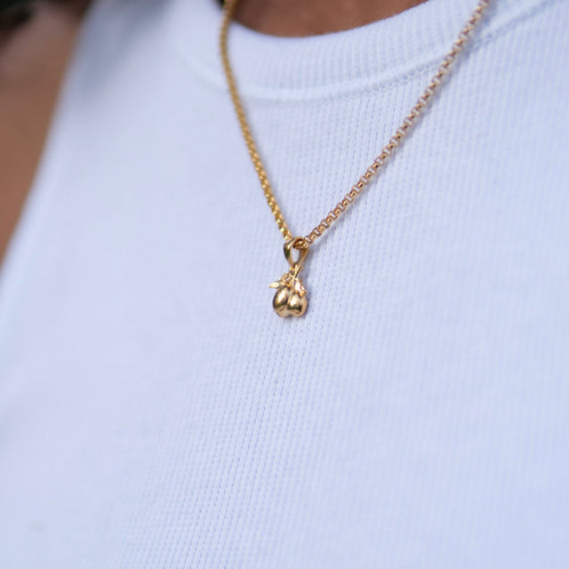 THE LEMON PENDANT - solid gold