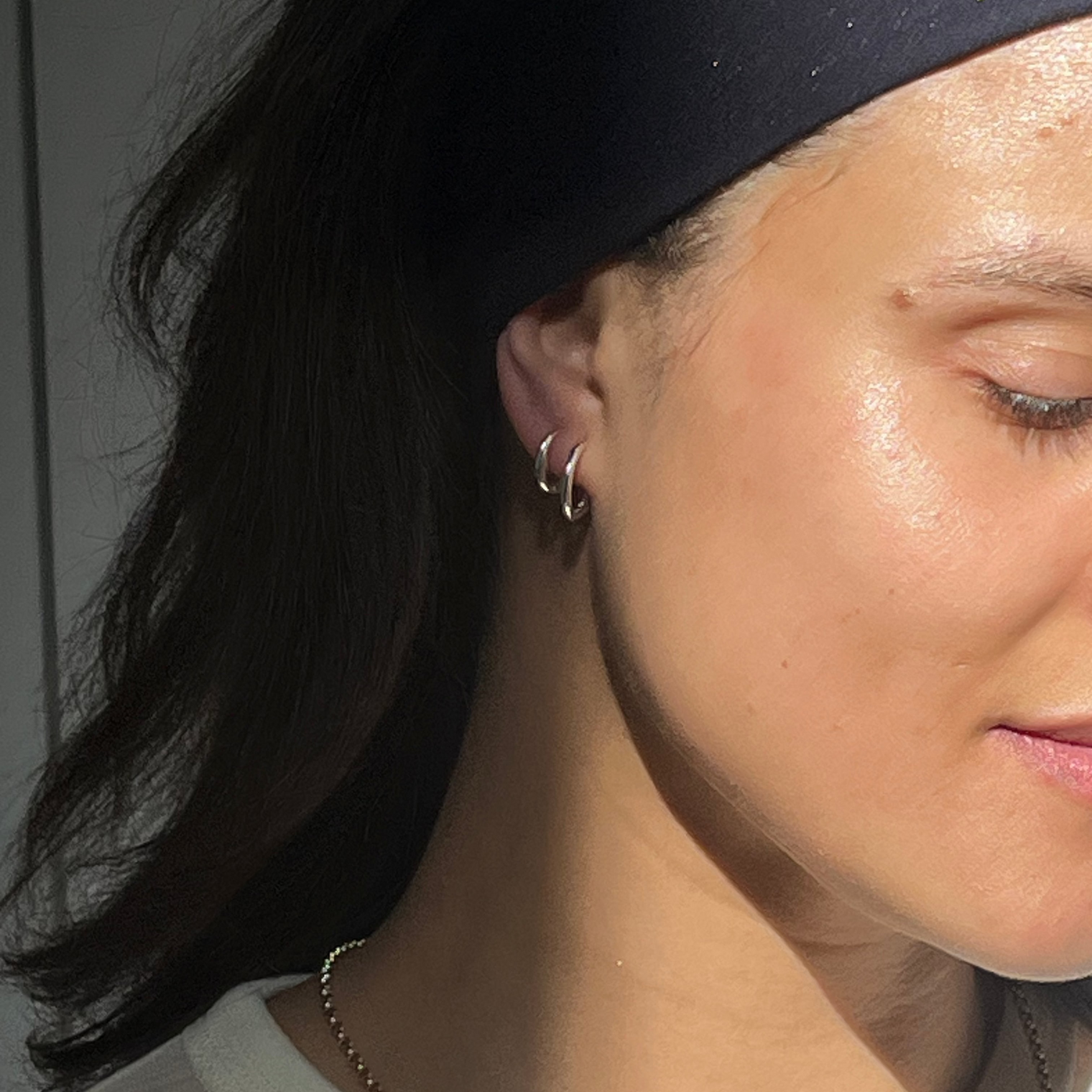 sterling silver earrings hoops