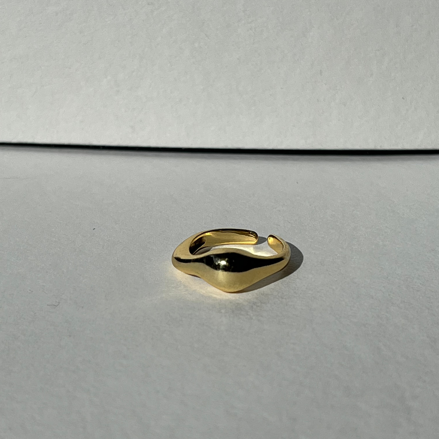 THE JUNE RING - 18k gold vermeil