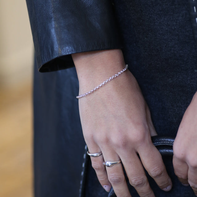 THE RILEY ROLO BRACELET - sterling silver