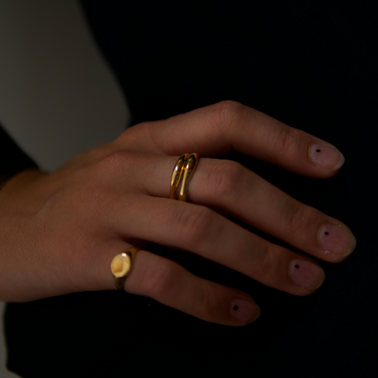 L’ENSEMBLE DOUBLE TROUBLE - Or massif 14 carats