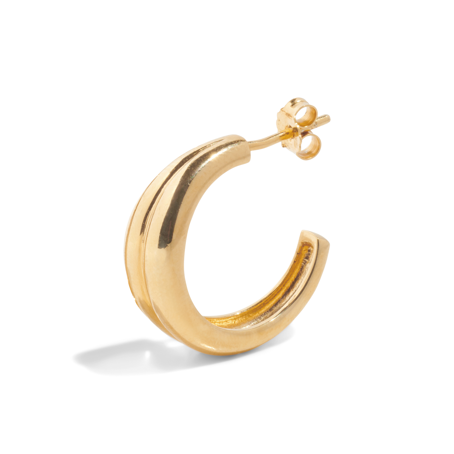 THE HARLOW HOOP MEDIUM – 18 Karat vergoldet