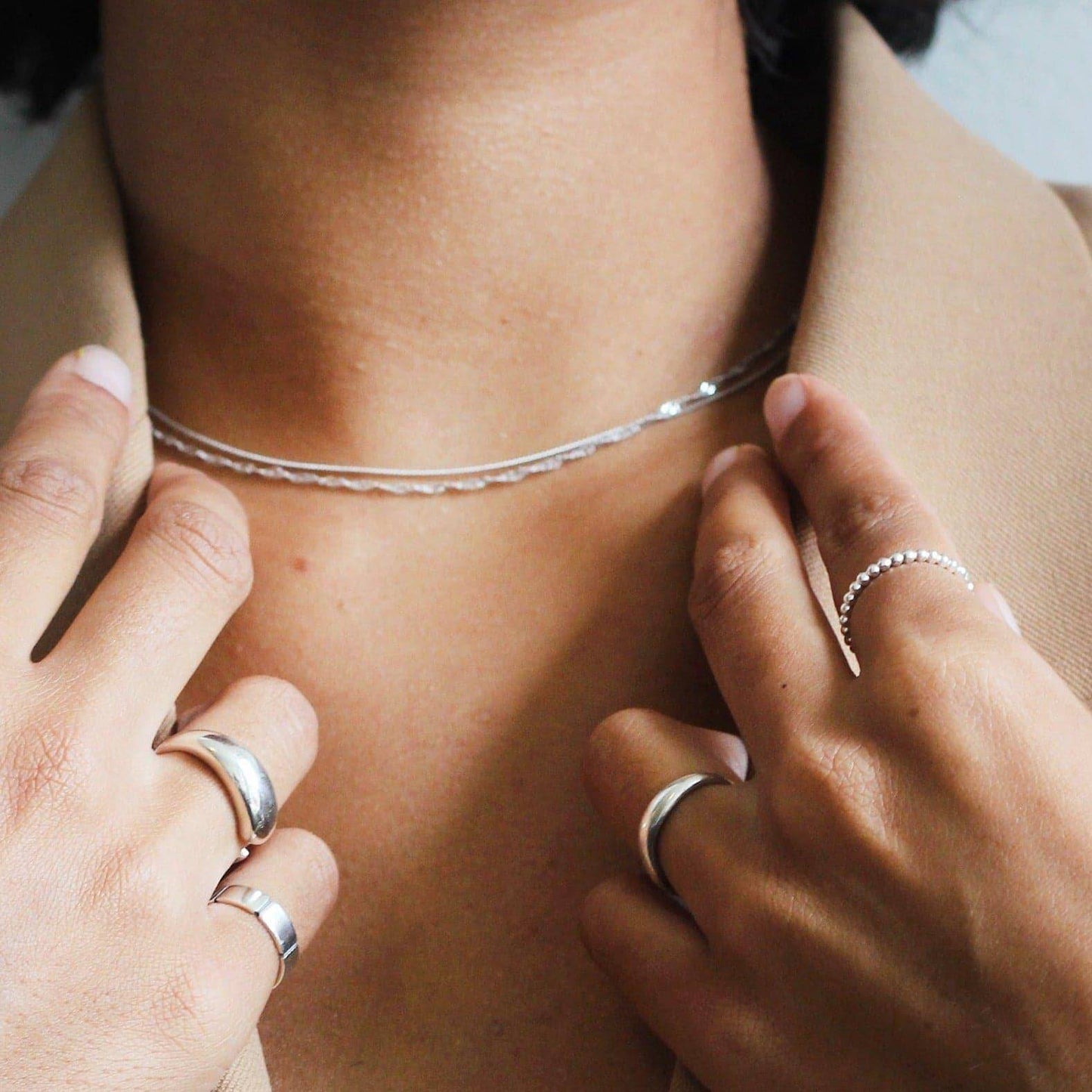 THE RAVEN NECKLACE - sterling silver - Bound Studios
