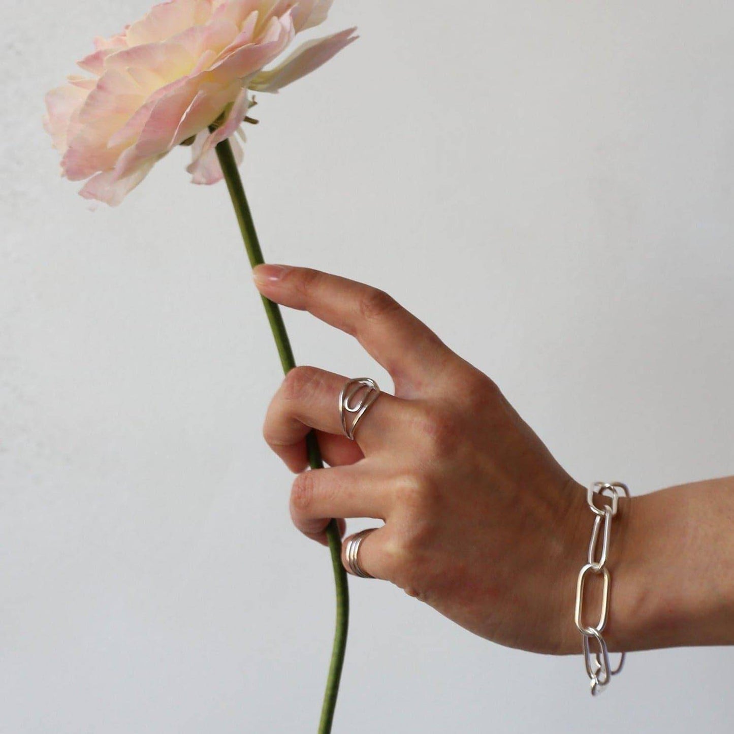 Link chain bracelet, Hypoallergenic jewelry