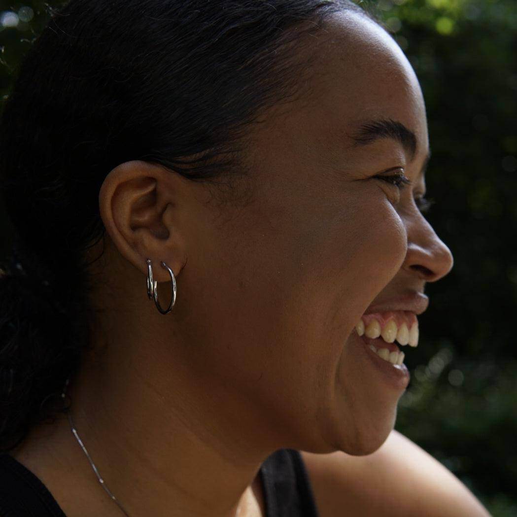 Essential hoops, Hypoallergenic jewelry