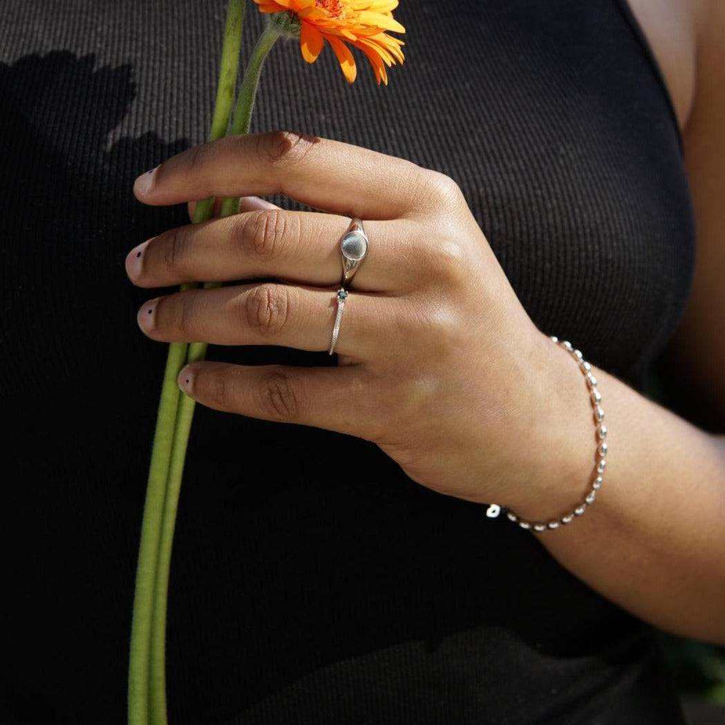 Gemstone ring, Sustainable jewelry