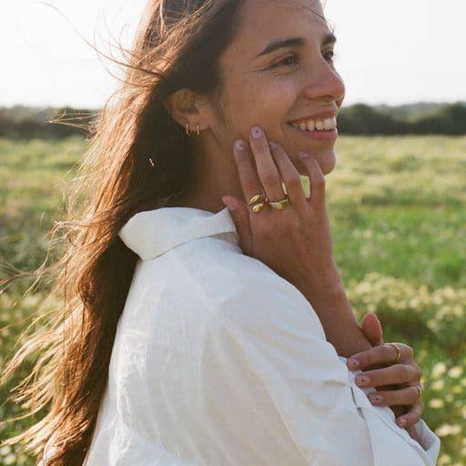 THE ONA RING - 18k gold plated - Bound Studios