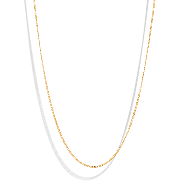 Chain necklace, Hypoallergenic jewelry, sustainable solid gold jewelry