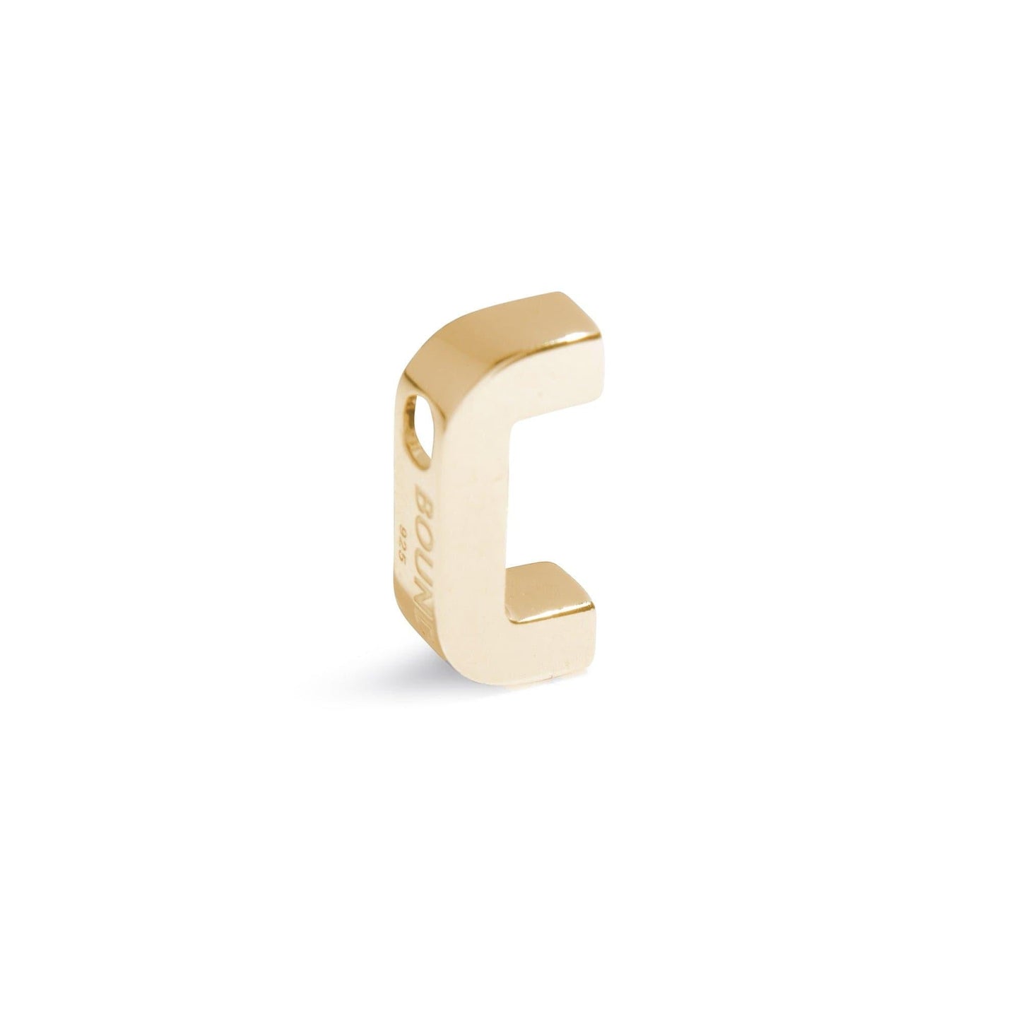 Letter pendant, Sustainable jewelry