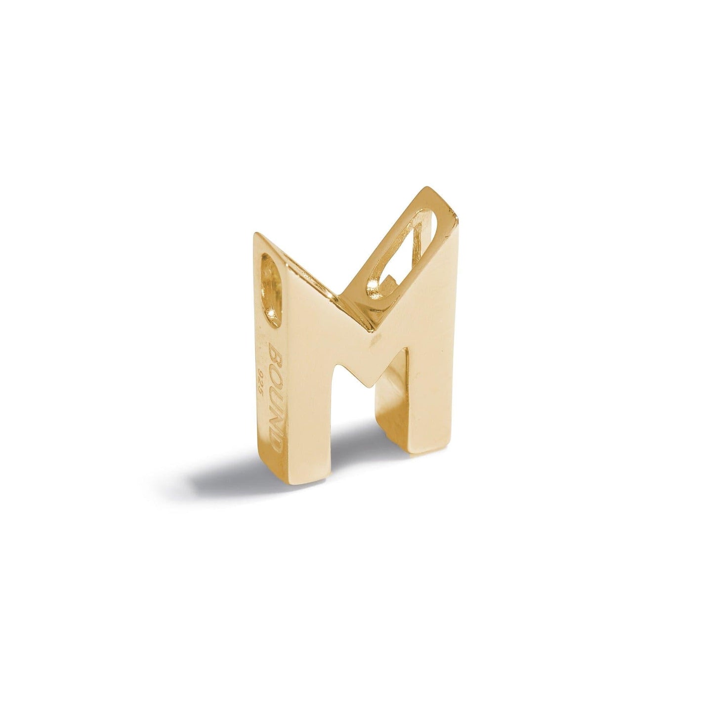 Letter pendant, Sustainable jewelry