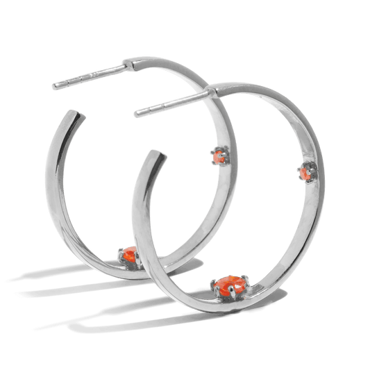 THE SUNNY HOOPS - sterling silver - Bound Studios