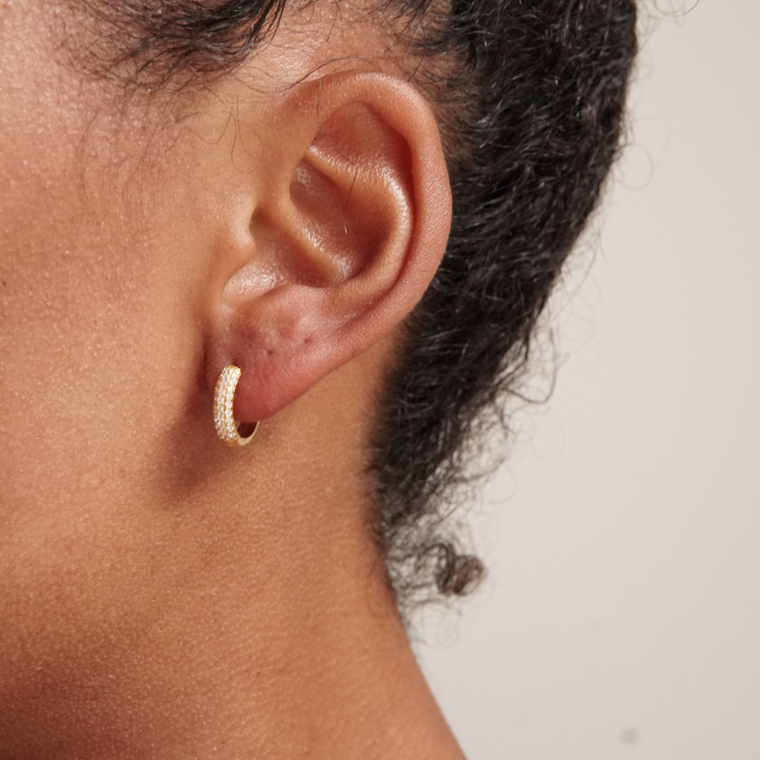 SOLID GOLD HOOPS