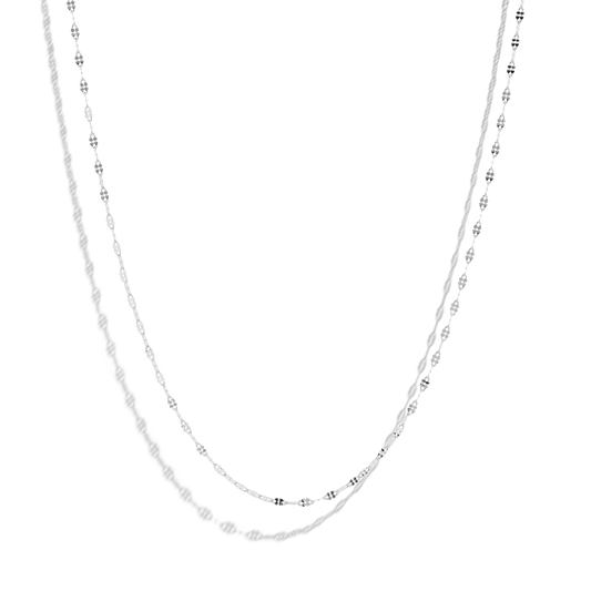 THE QUIN NECKLACE - sterling silver