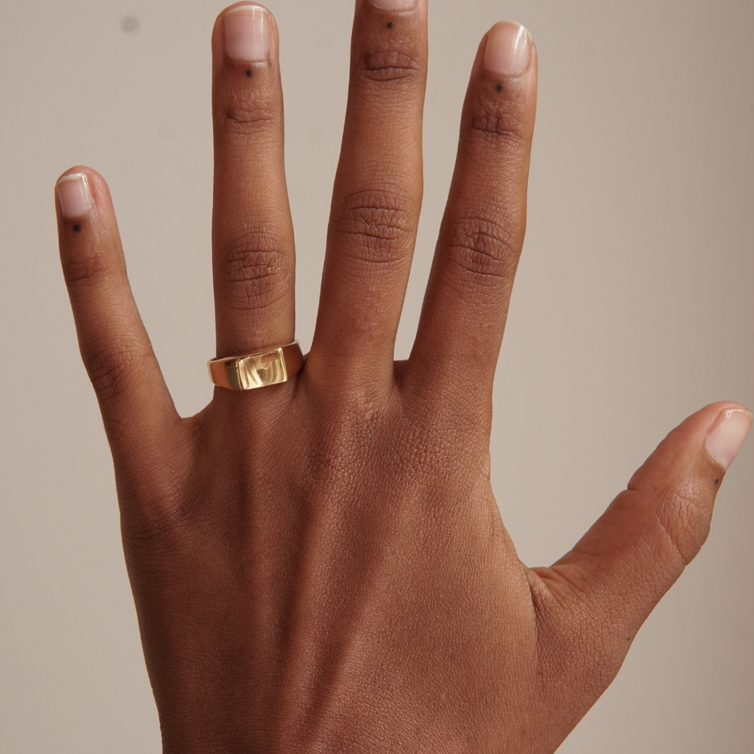 THE SPENCER RING - 18k gold plated