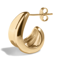 THE AVA HOOP - solid gold