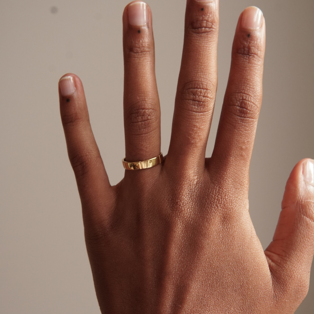 THE IMANI RING - 18k gold plated