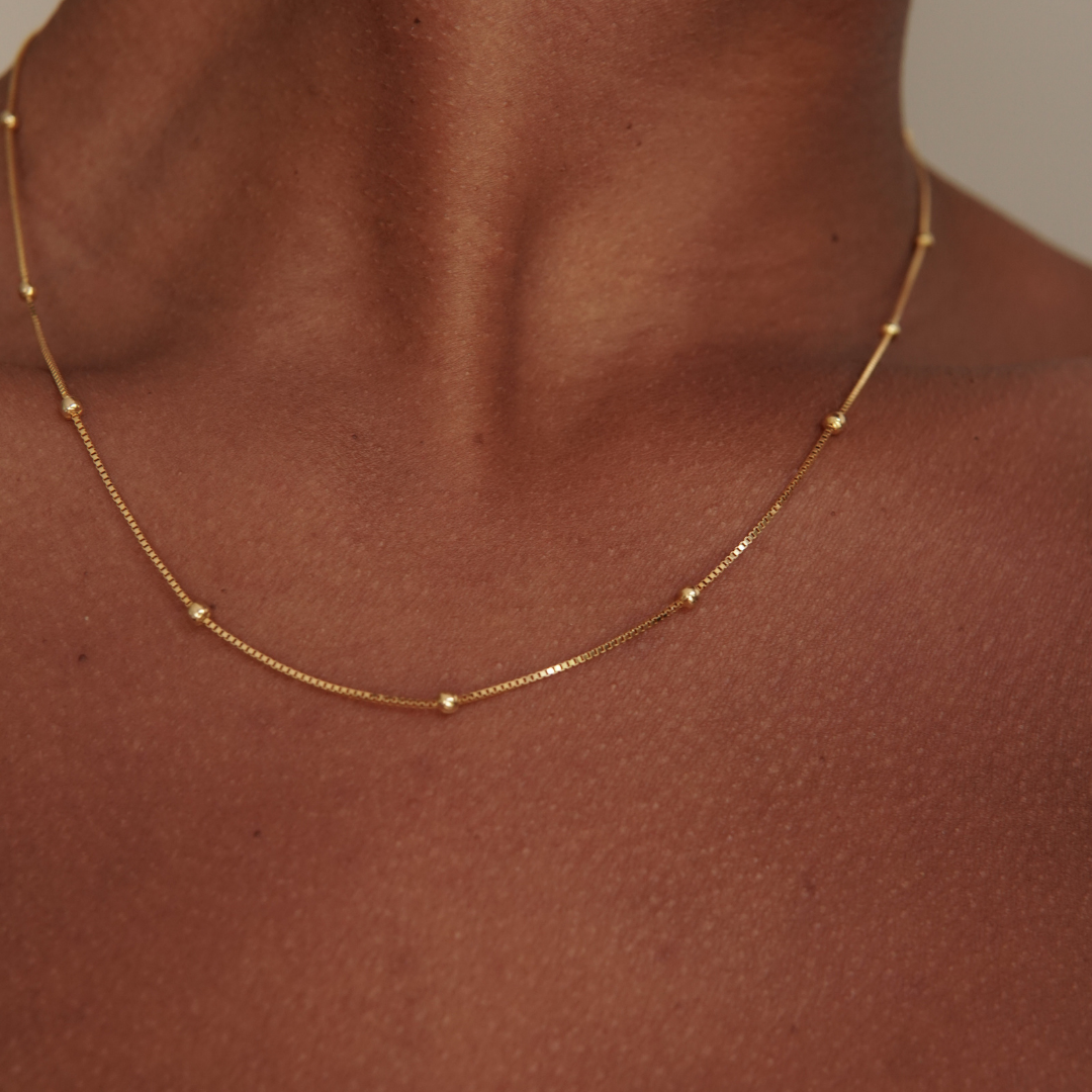 THE CAMI NECKLACE - Solid gold