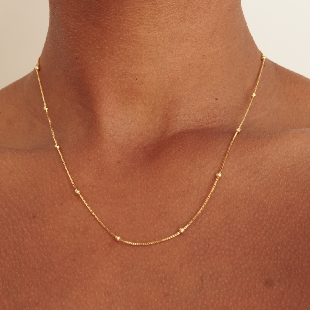 THE CAMI NECKLACE - Solid gold