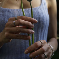 THE IMANI RING - sterling silver