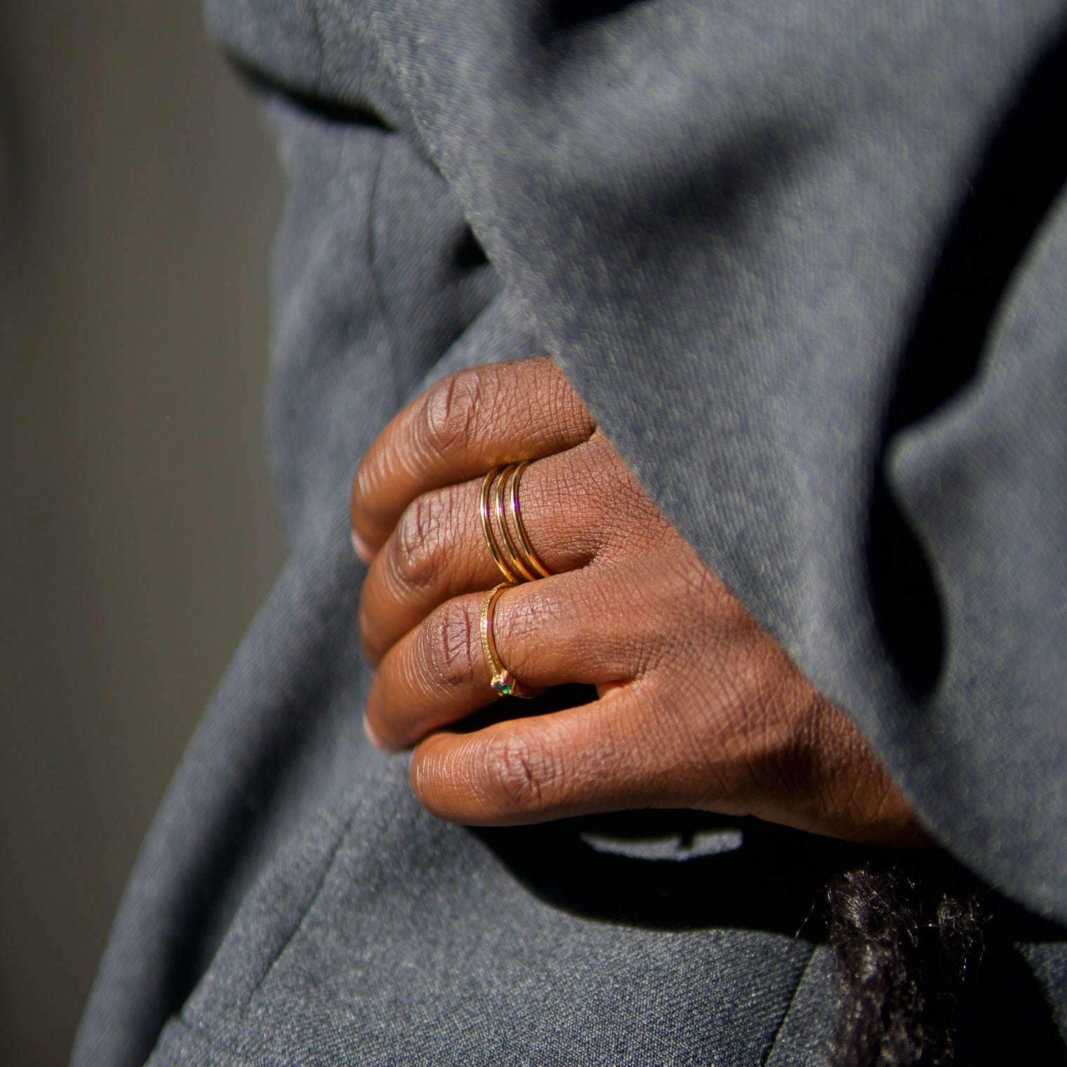 THE JADA RING - solid gold