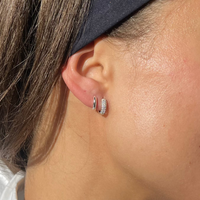 THE AURORA HOOP S - sterling silver