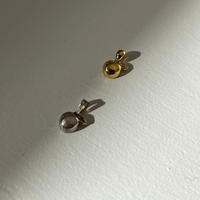 THE PEACH PENDANT - solid gold