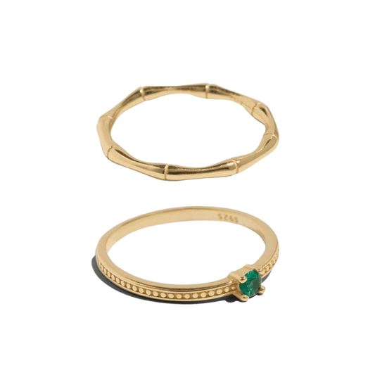 THE PANDA & EMMA SET - 18k gold plated - Bound Studios