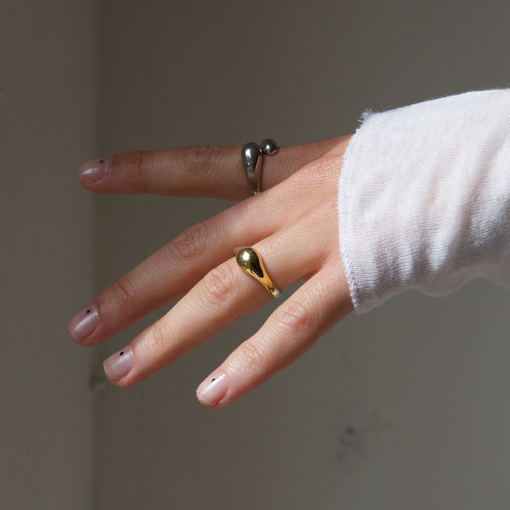 THE JUNE RING - 18k gold vermeil