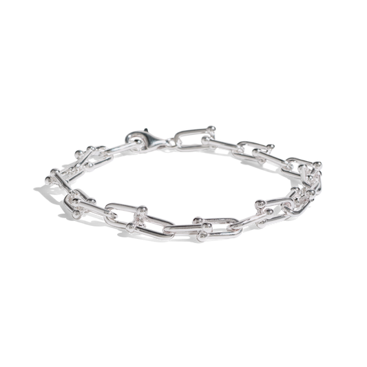 THE ANNA BRACELET - Solid white gold