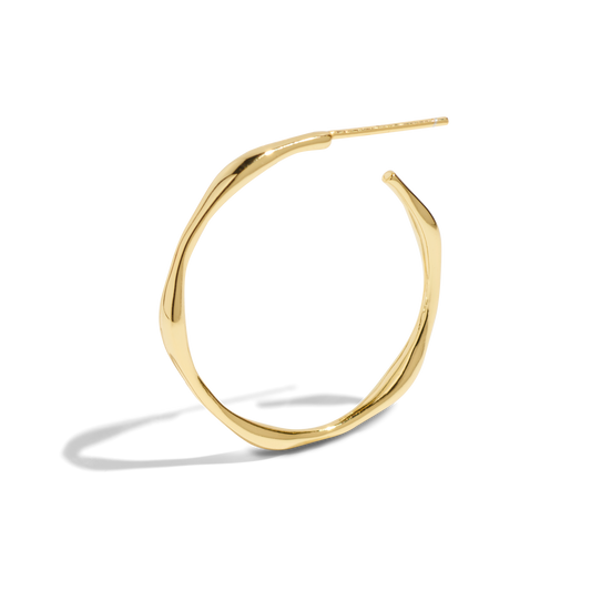 THE COCO HOOP - Solid gold