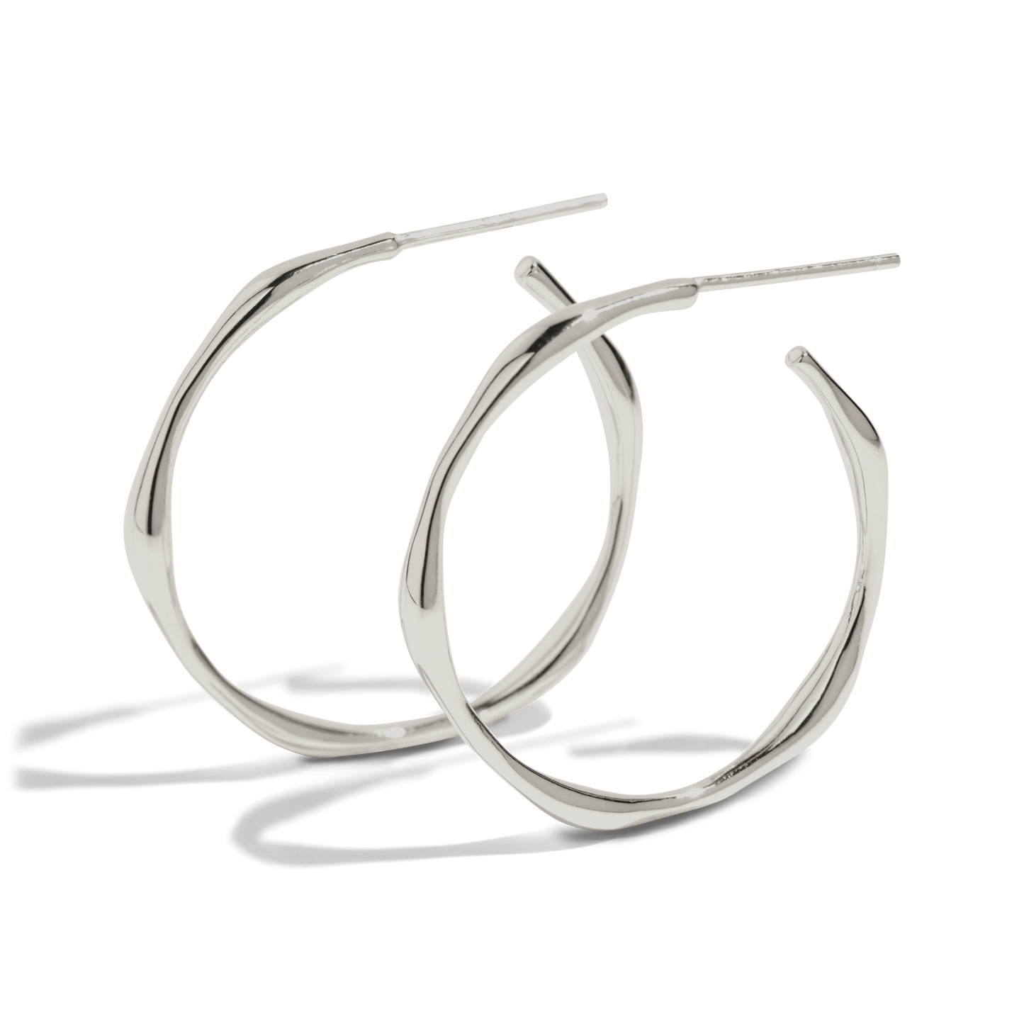 THE COCO HOOP - Solid white gold