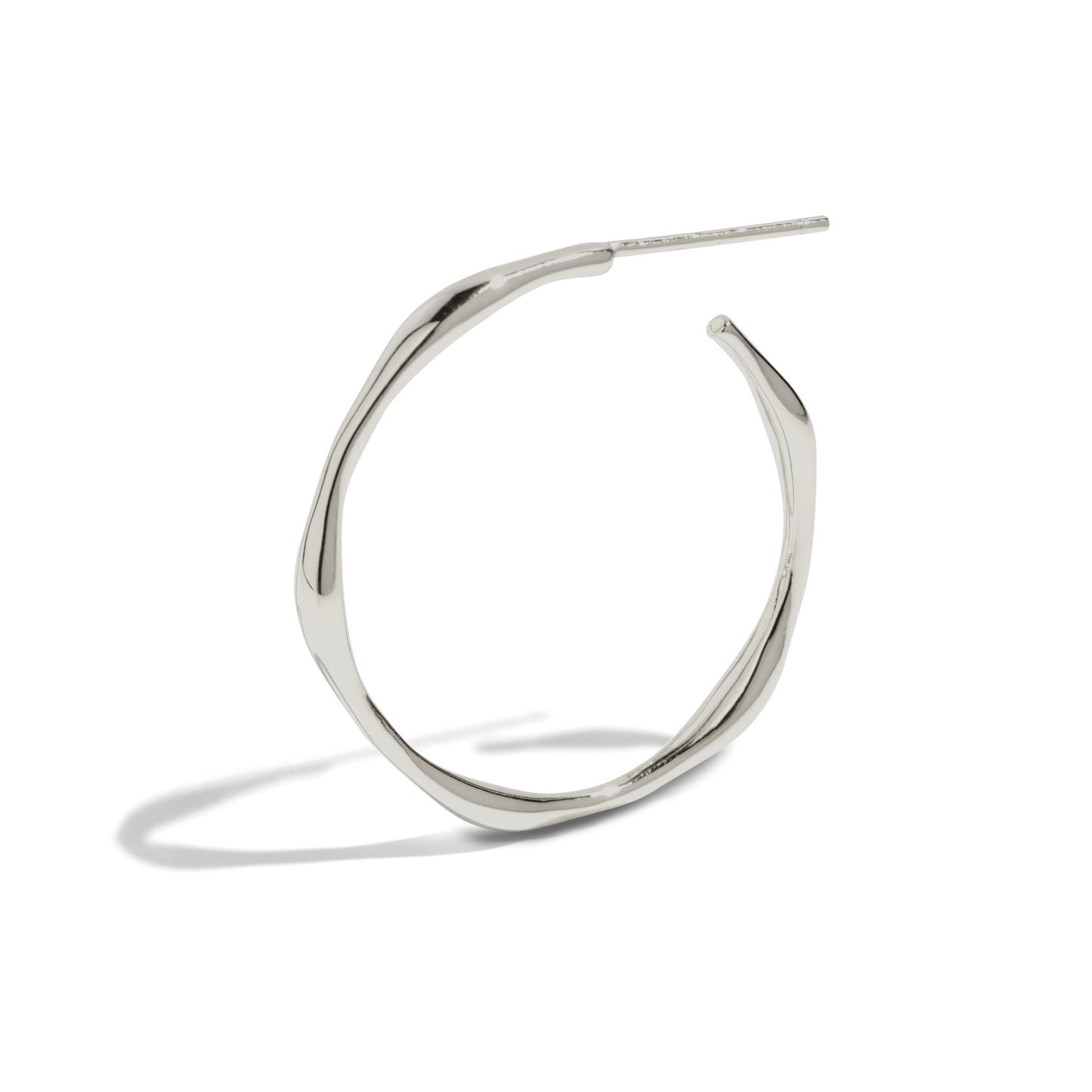 THE COCO HOOP - Solid white gold