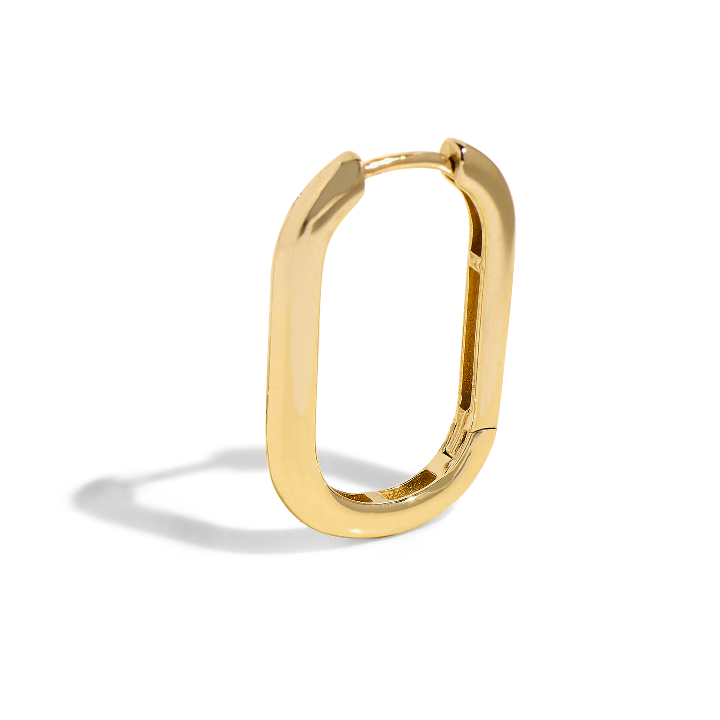 THE HARLEY HOOP - Solid 14k yellow gold