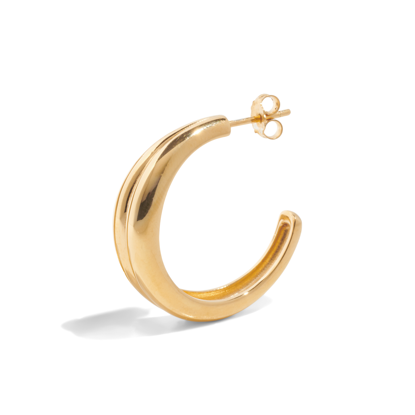 THE HARLOW HOOP GRAND - Plaqué or 18 carats