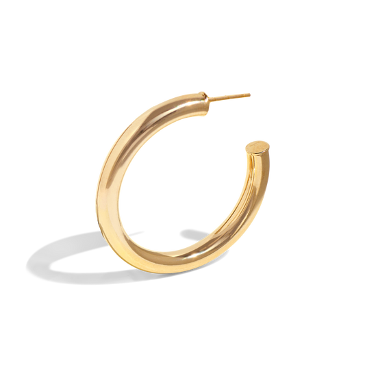 THE KENDAL HOOP LARGE - 18k gold plated