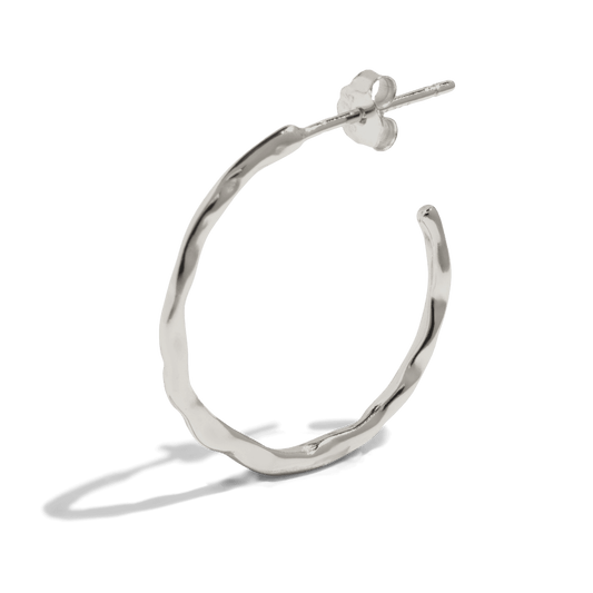 THE LUNA HOOP - sterling silver