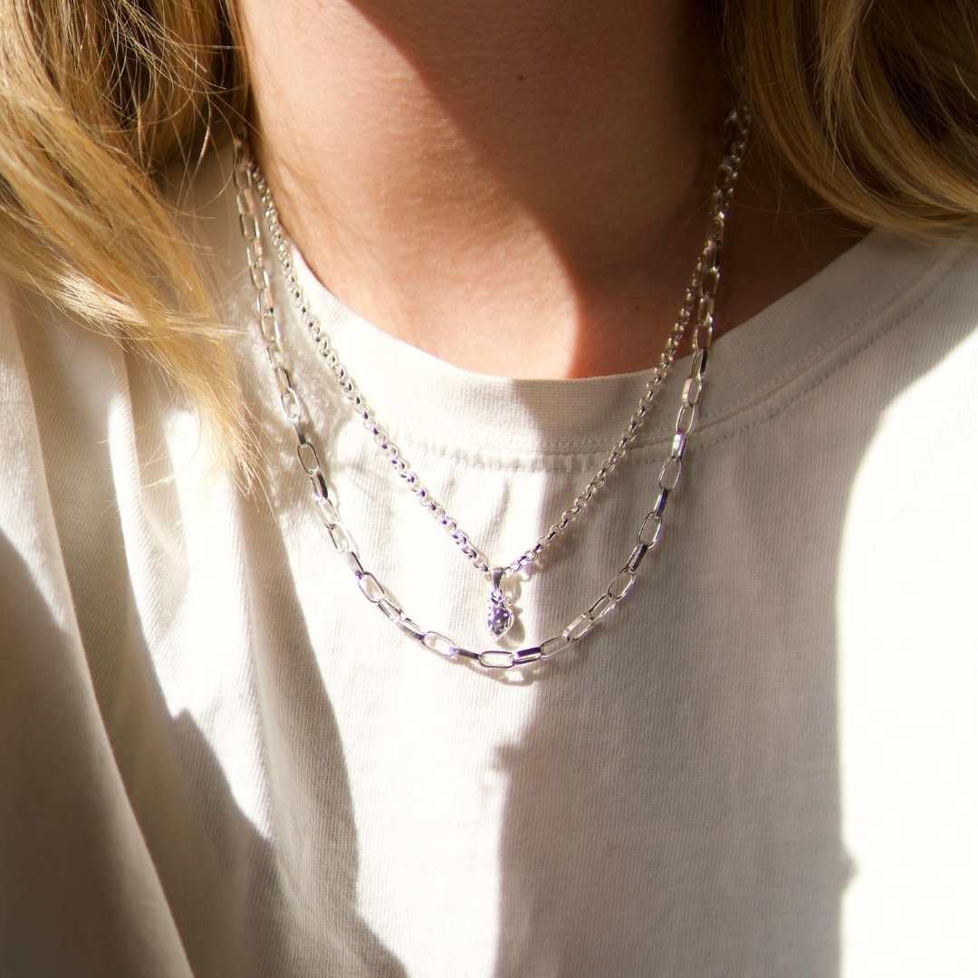 THE RILEY NECKLACE - 2 sizes - sterling silver - Bound Studios
