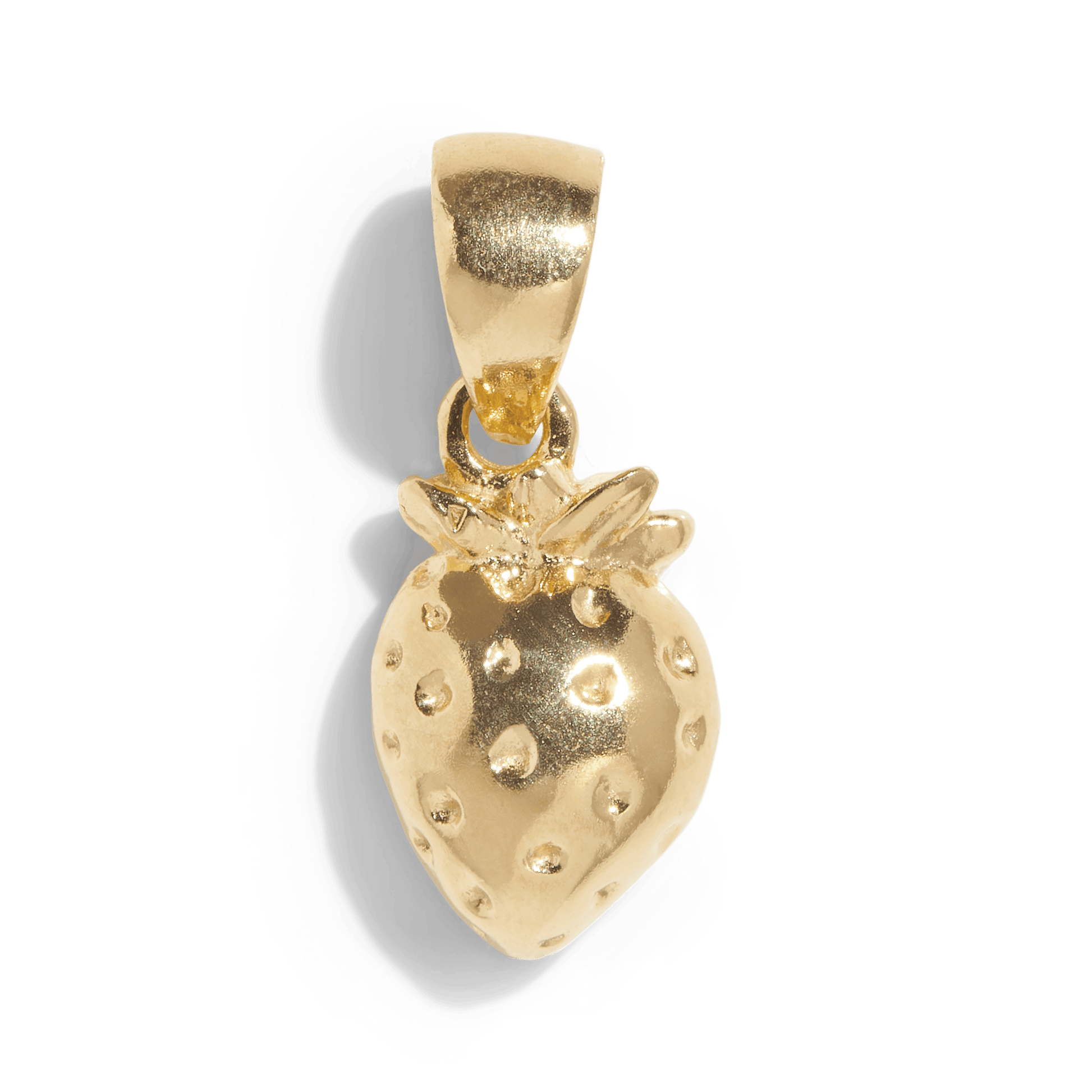 THE STRAWBERRY PENDANT - 18k gold plated - Bound Studios