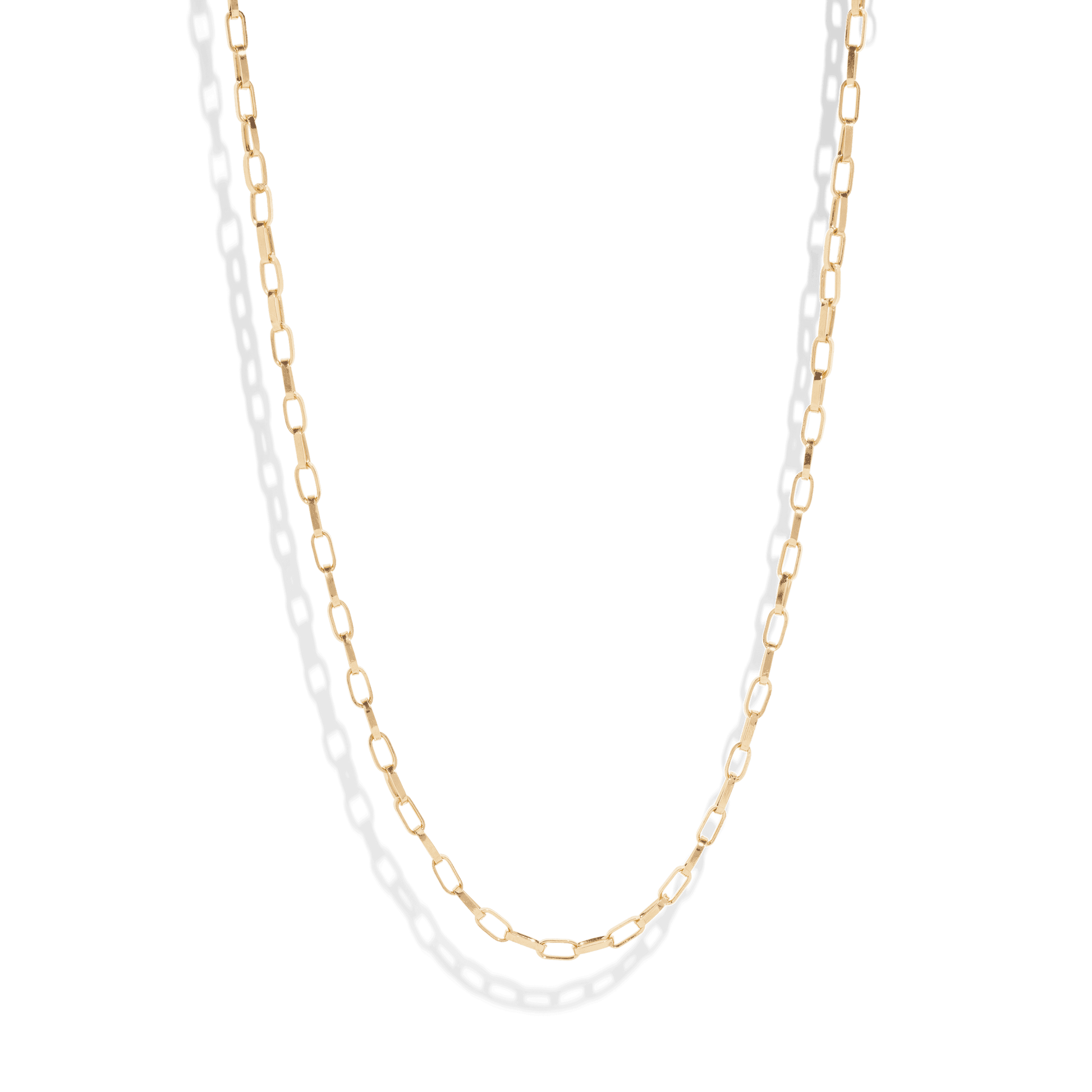 Link chain necklace, Sustainable jewelry