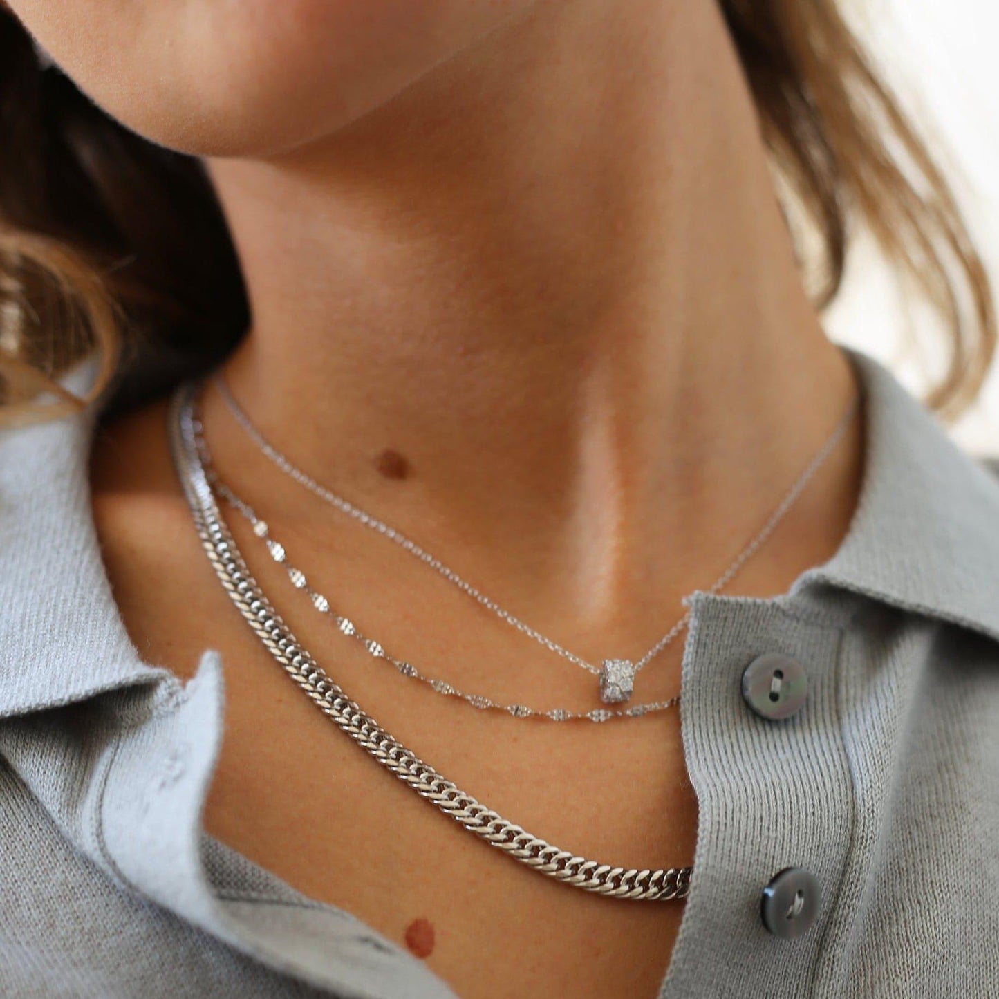 THE QUIN NECKLACE - sterling silver - Bound Studios